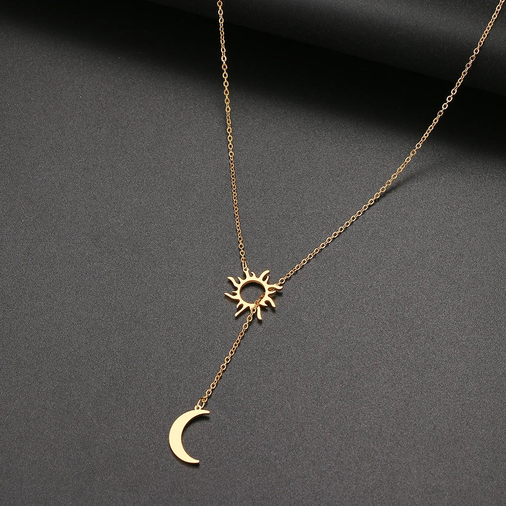 Sun Totem And Moon Necklace