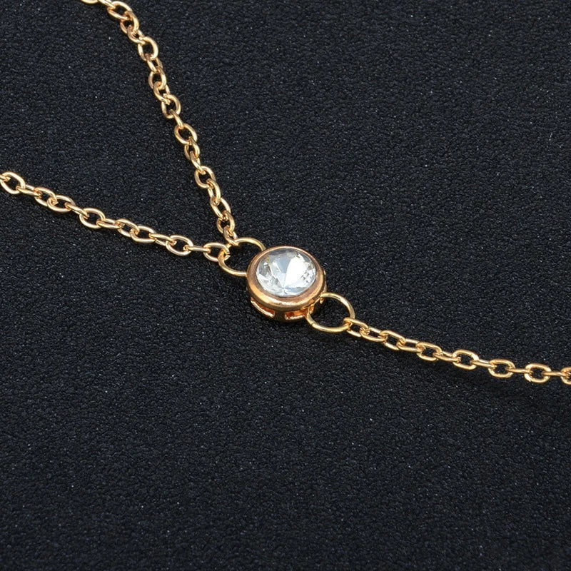 Big Crystal Ring Bracelet