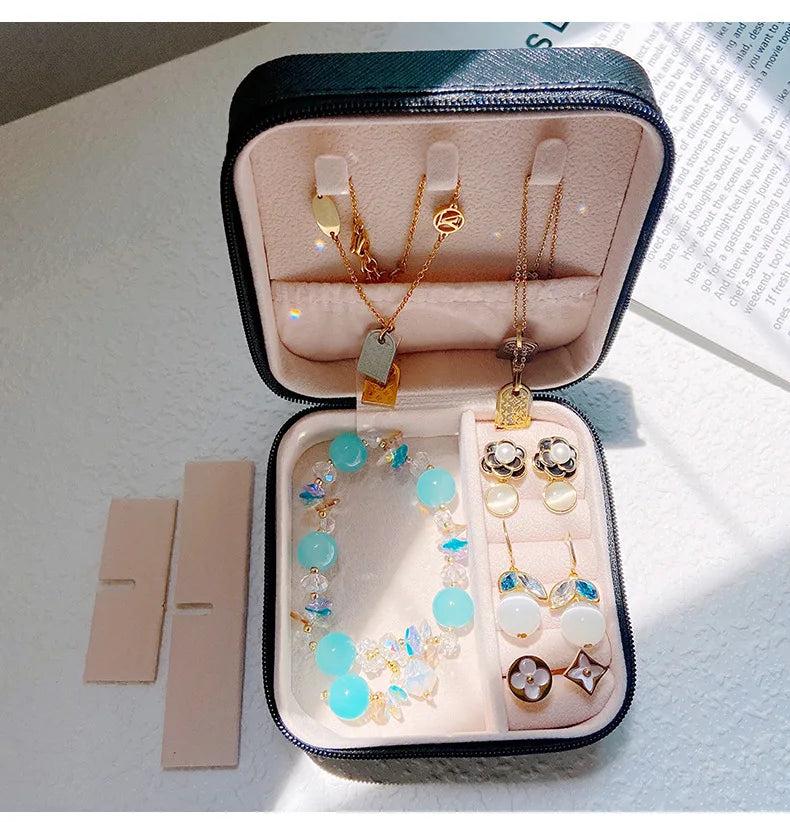 Portable Mini Jewelry Travel Case