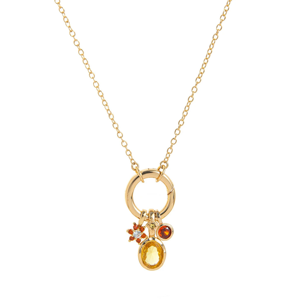 12-Birthstone Zircon Necklace