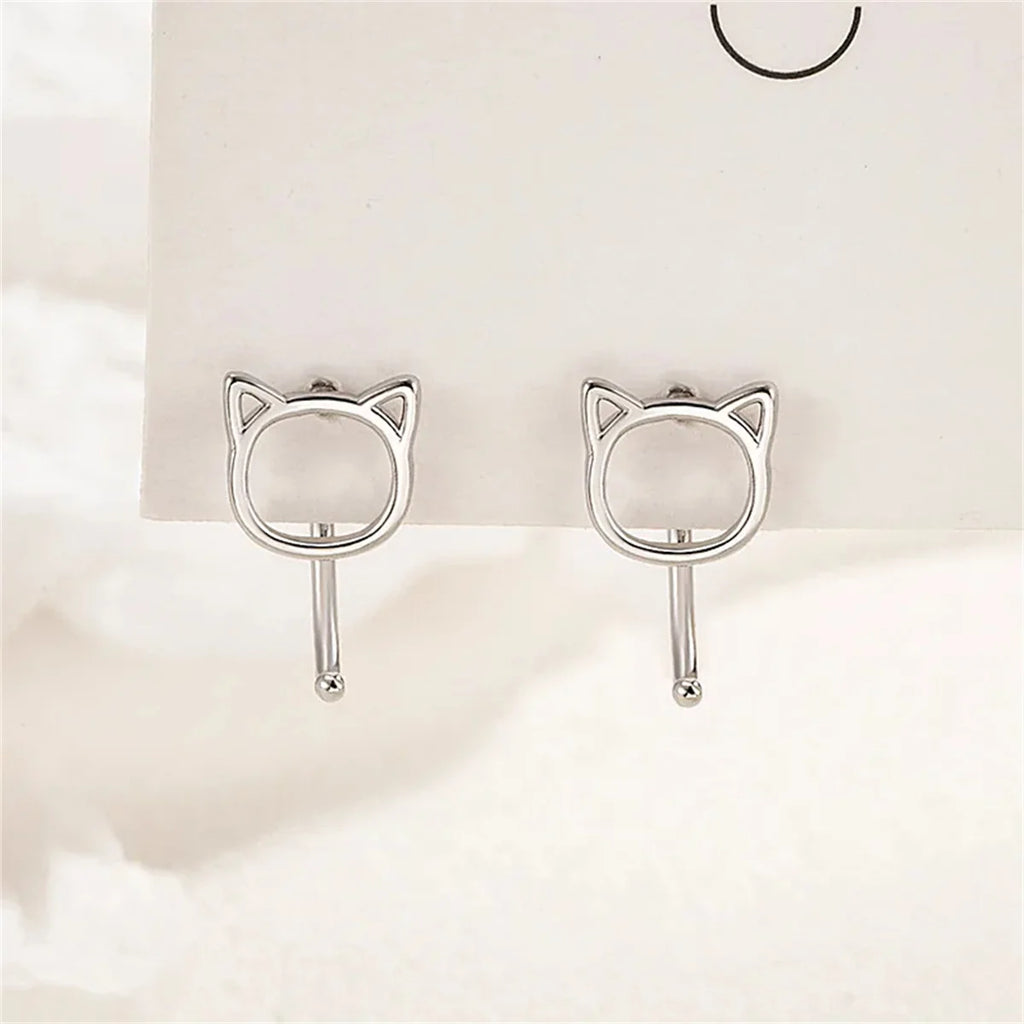 Cat Stud Earrings