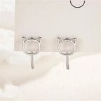 Cat Stud Earrings