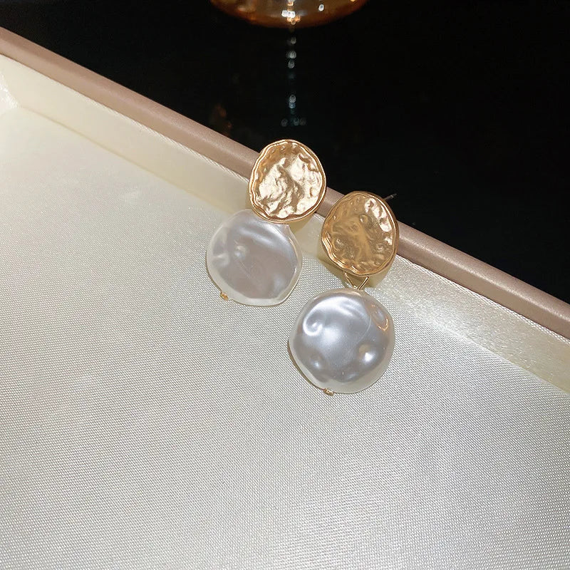 Elegant Imitation Pearl Earrings