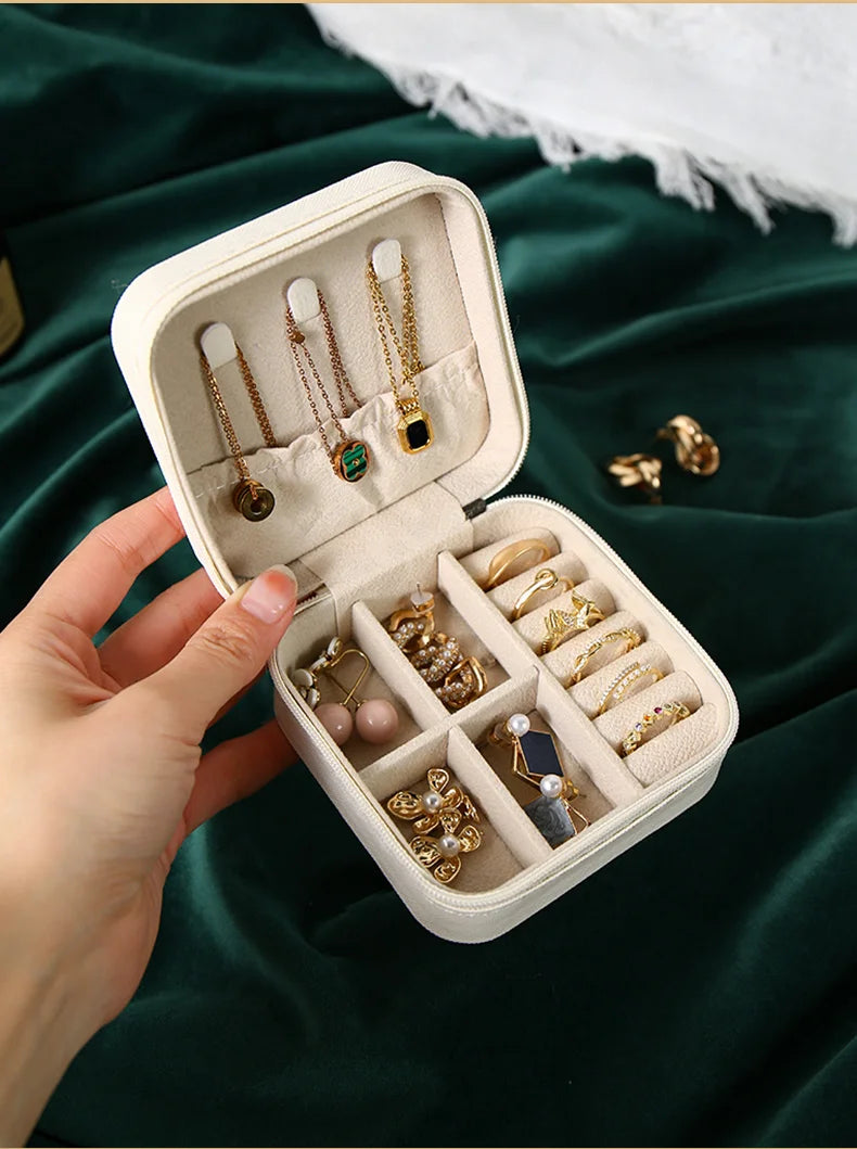 Portable Mini Jewelry Travel Case