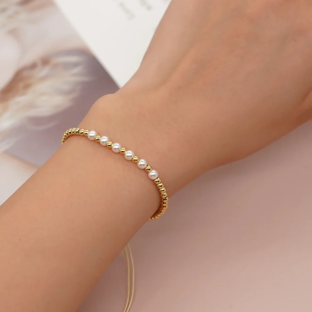 Pearl Charm Bracelet