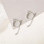Cat Stud Earrings