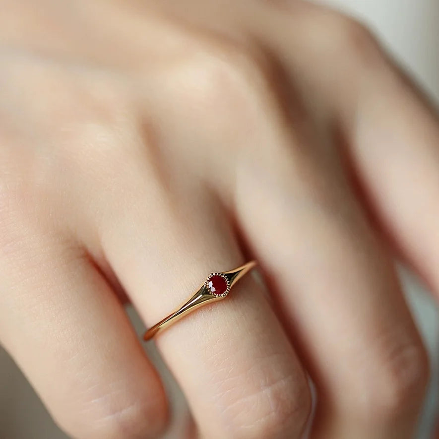 Classic Ruby Ring for Women