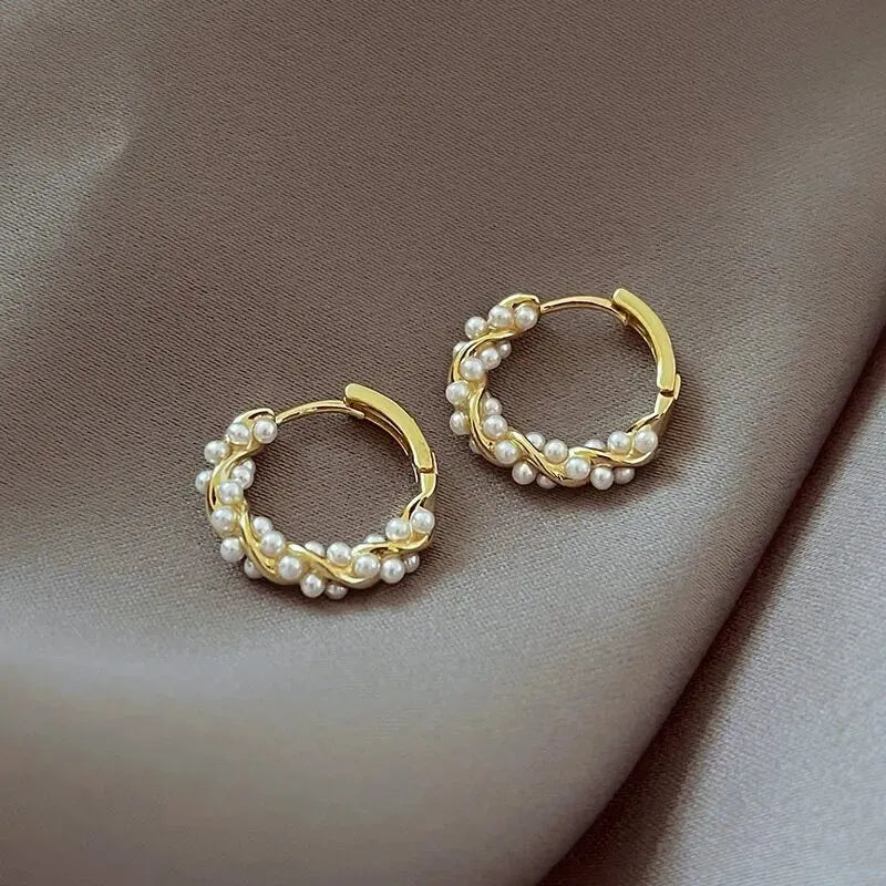 Pearl Circel Earring