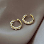 Pearl Circel Earring