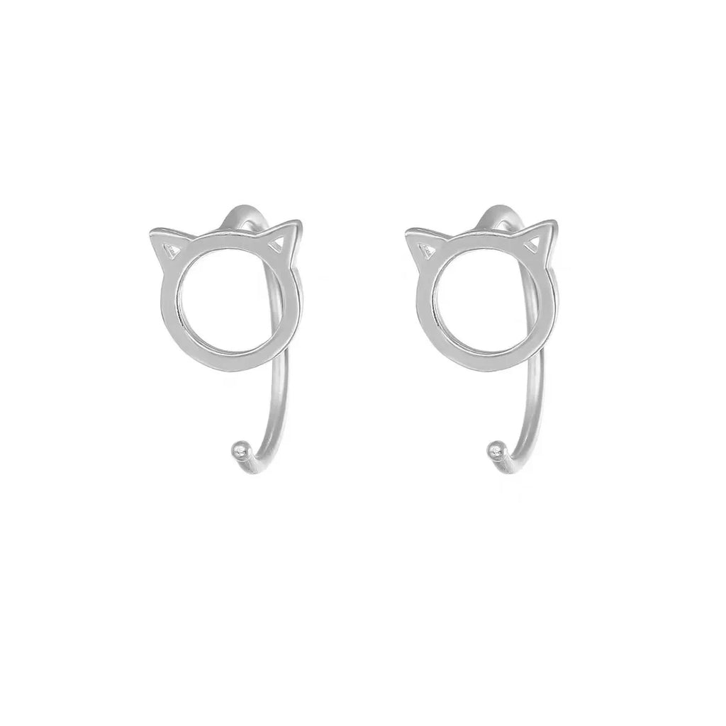 Cat Stud Earrings