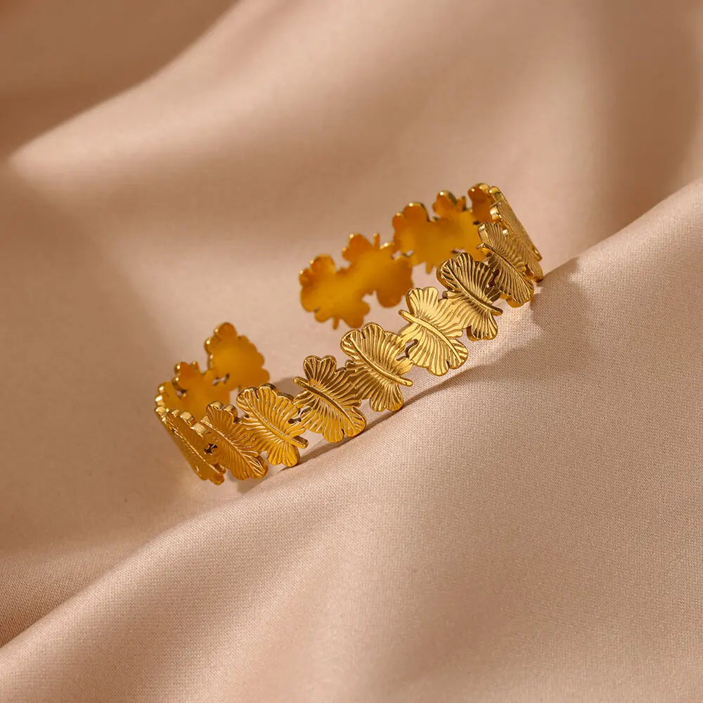 Flower Bracelet Bangle for Women