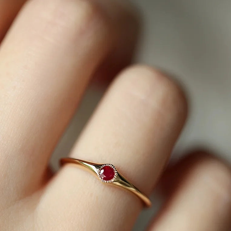 Classic Ruby Ring for Women