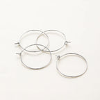 Gold Hoop Earring Wires (10pcs Set)