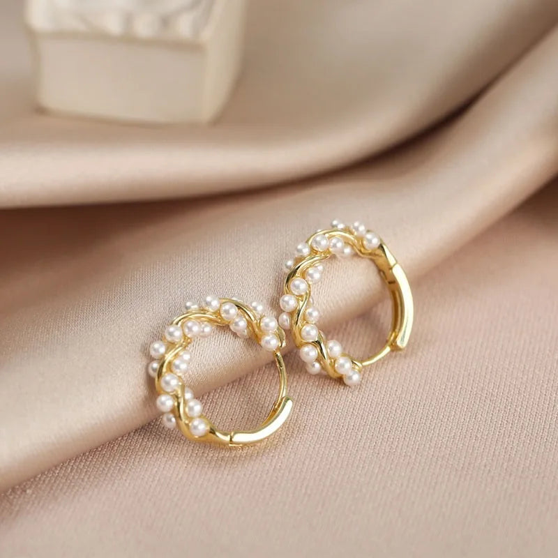 Pearl Circel Earring