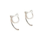 Cat Stud Earrings
