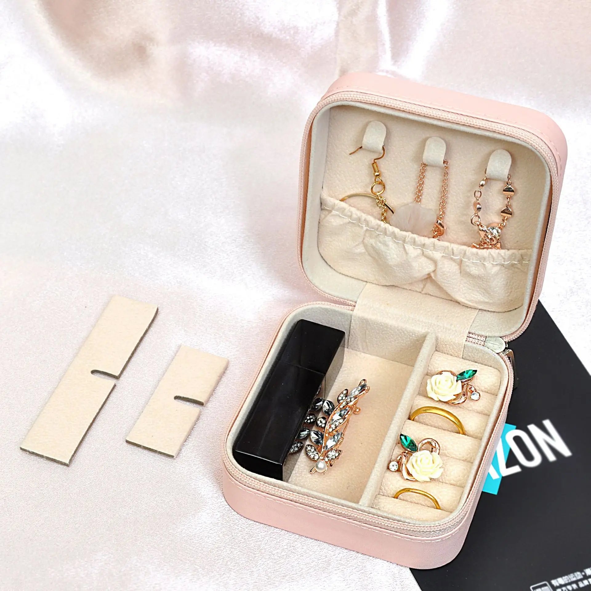 Portable Mini Jewelry Travel Case